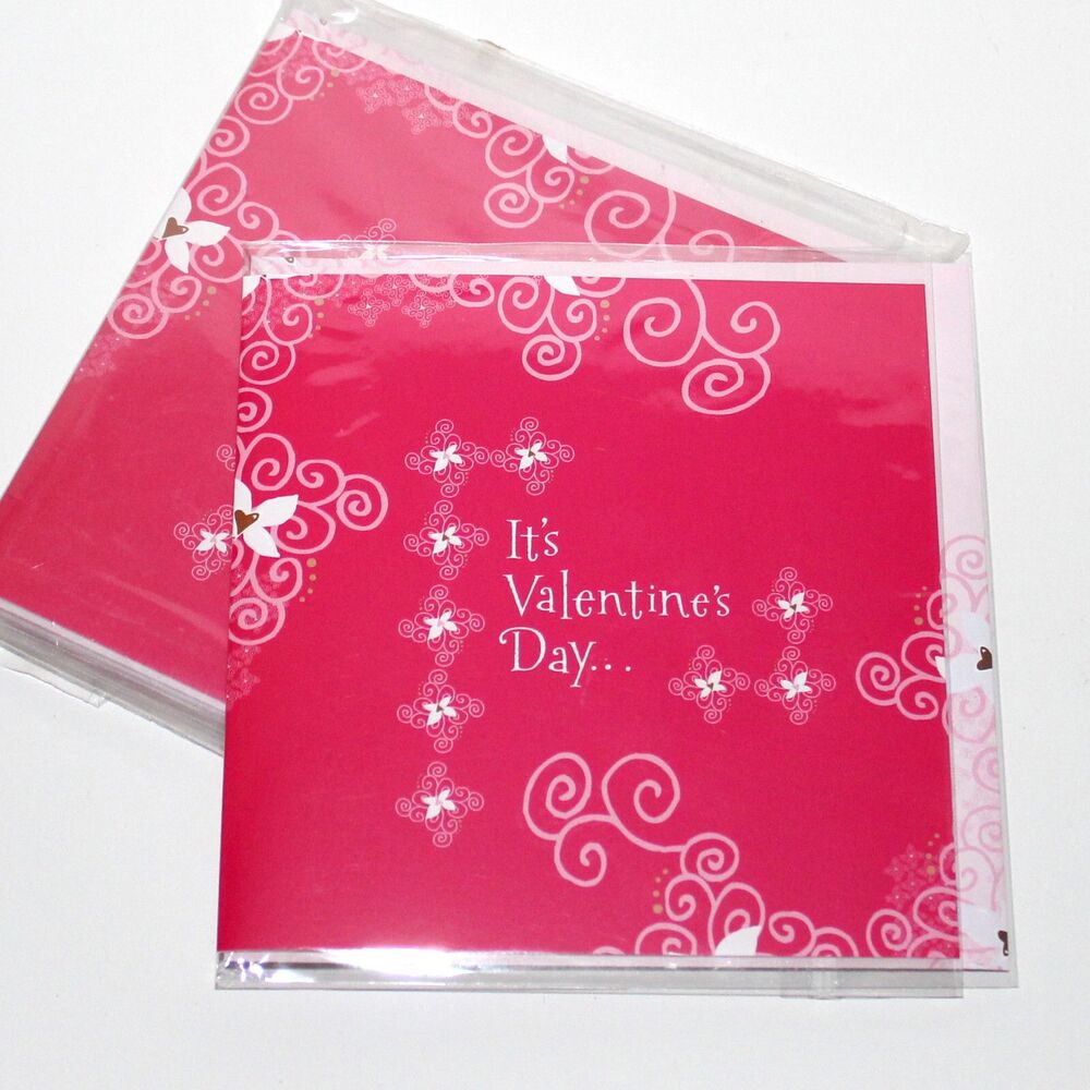 STARBUCKS set 6 Valentines cards + envelopes American Greetings Postal coffee